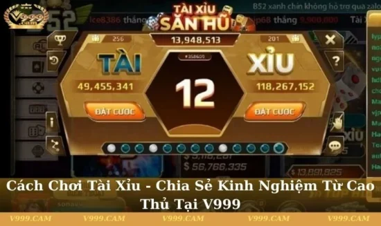 Cách chơi tài xỉu